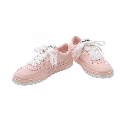 Chanel Sneakers Coco Mark Leather Sneakers Ladies Unused