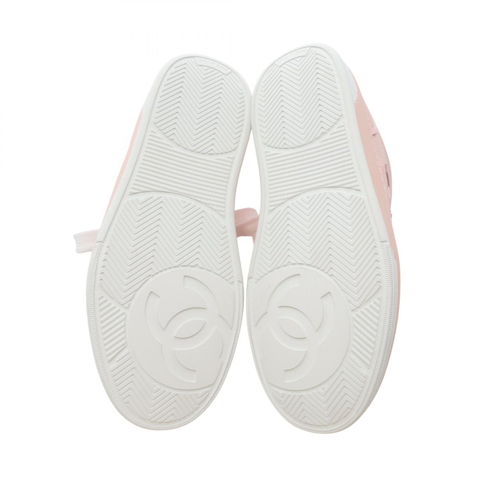 Chanel Sneakers Coco Mark Leather Sneakers Ladies Unused