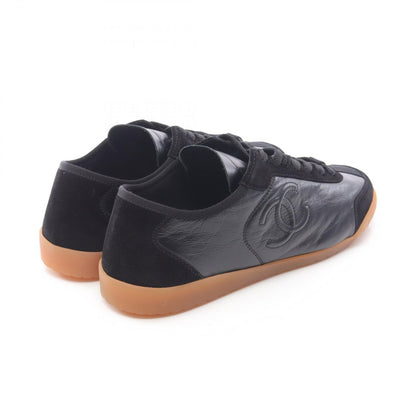 Chanel Sneakers Coco Mark Leather Suede Sneakers Ladies Unused