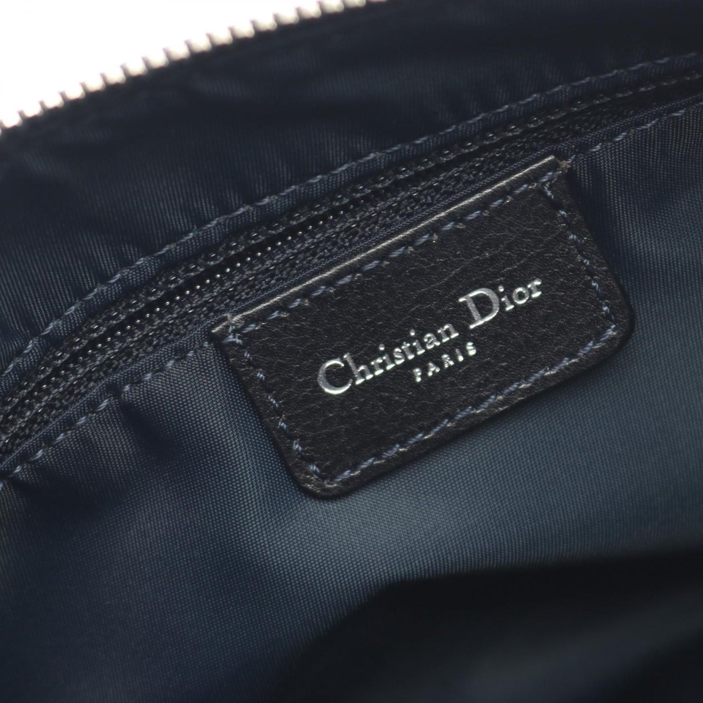 Dior Tote Bag Flightline Trotter Indigo Blue/orange Denim Leather