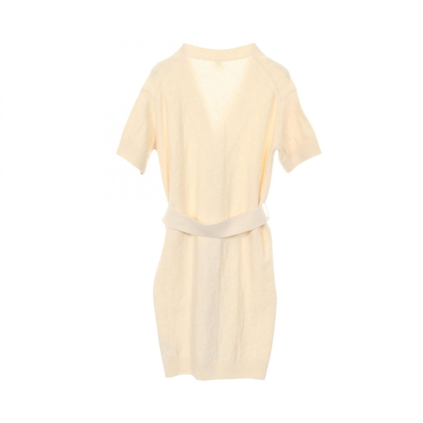 Hermes Cardigan Knit Ivory Wool Cardigan Ladies a