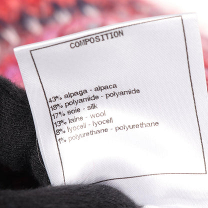 Chanel Knit Coco Mark Button P72980k10502 Silk Wool Knit Ladies a