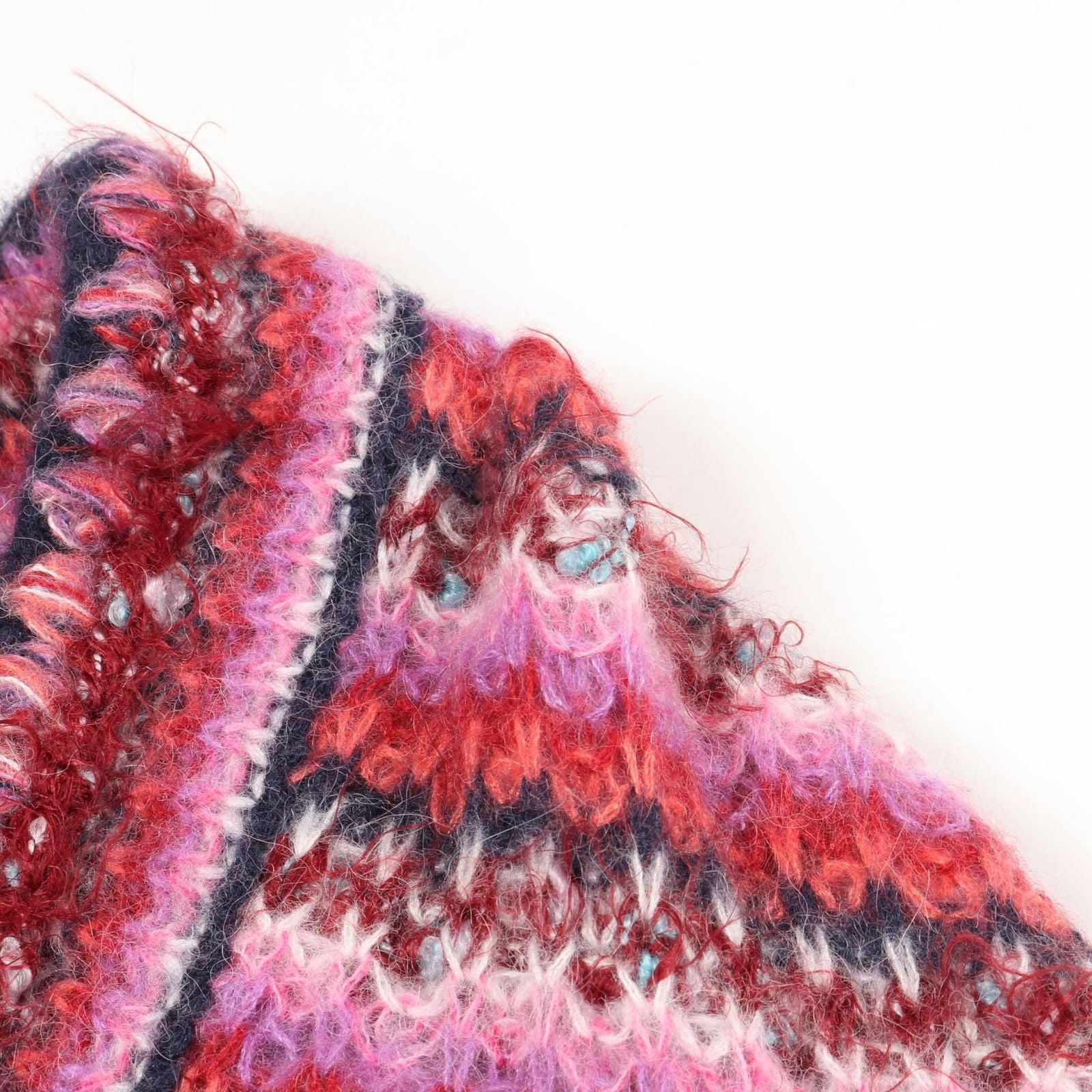 Chanel Knit Coco Mark Button P72980k10502 Silk Wool Knit Ladies a