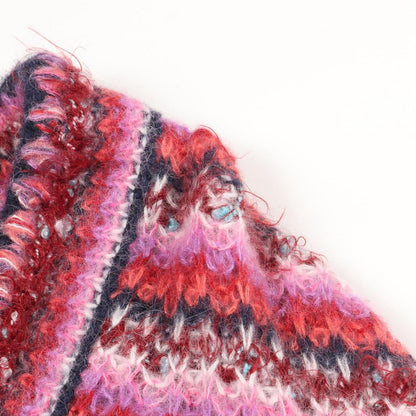 Chanel Knit Coco Mark Button P72980k10502 Silk Wool Knit Ladies a