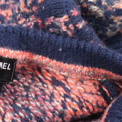 Chanel Cardigan Coco Mark Button Cashmere Wool Cardigan Women's a