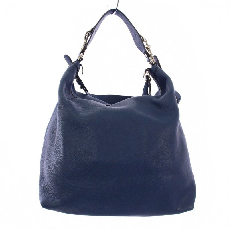 Gucci Icon Bit Tote Bag Handbag Leather Blue 232950 KH • OH