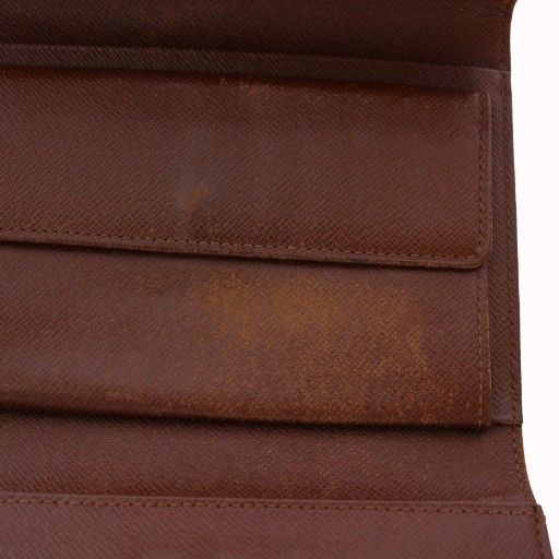 Louis Vuitton Monogram Porte Tresor Etuy Papier Wallet Tri-Fold Brown M61202 Bm