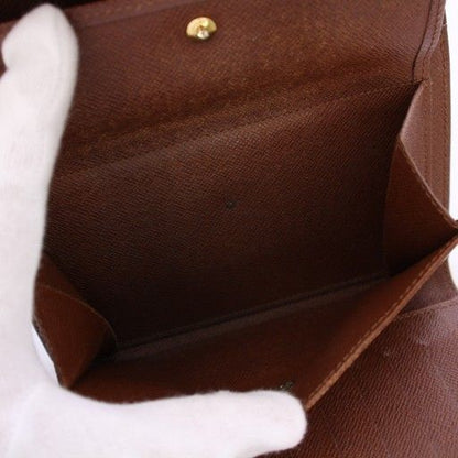 Louis Vuitton Monogram Porte Tresor Etuy Papier Wallet Tri-Fold Brown M61202 Bm