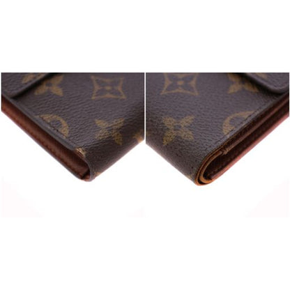Louis Vuitton Monogram Porte Tresor Etuy Papier Wallet Tri-Fold Brown M61202 Bm