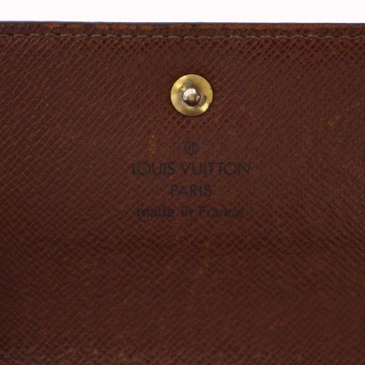 Louis Vuitton Monogram Porte Tresor Etuy Papier Wallet Tri-Fold Brown M61202 Bm