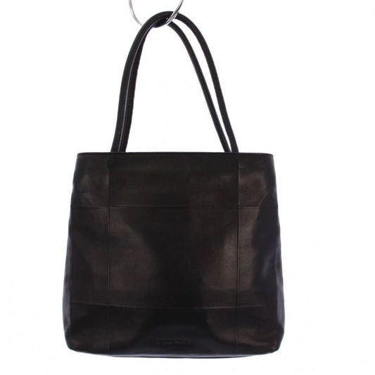 Prada Tote Bag Handbag Leather Black KH • OH