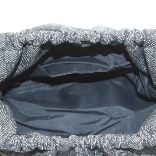 Gucci Bamboo Handbag GG Canvas Black 92708 An13 • OH