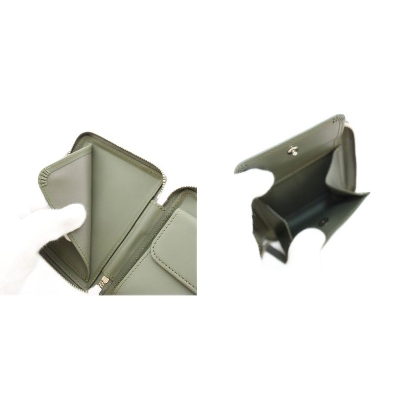 Louis Vuitton Damier Glace Petit Monnaie Wallet Bifold Coin Purse Round Zip