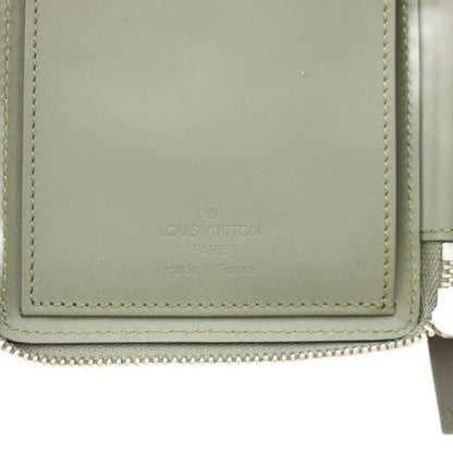 Louis Vuitton Damier Glace Petit Monnaie Wallet Bifold Coin Purse Round Zip
