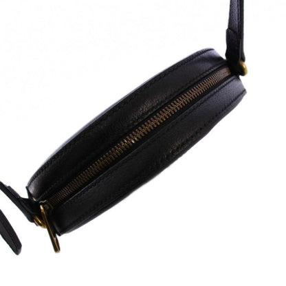 Gucci GG Velvet Shoulder Bag Leather Navy Black 574978 KH • OH