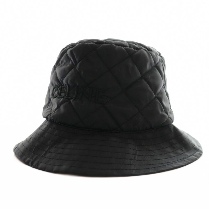 Celine Bucket Hat Quilted M Black SS • OS