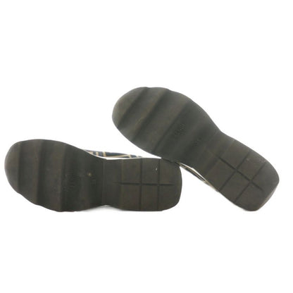 Fendi Rococo Rockoko Socks Sneakers High Cut 38 Brown Black SS • OS