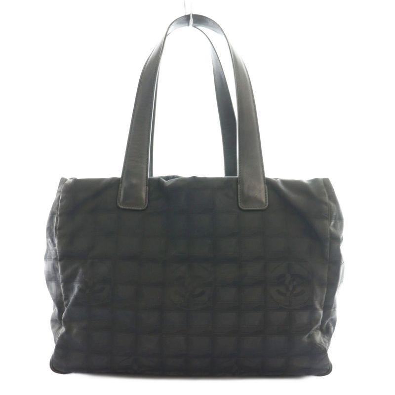 Chanel New Travel Line MM Tote Bag Black SS • OS