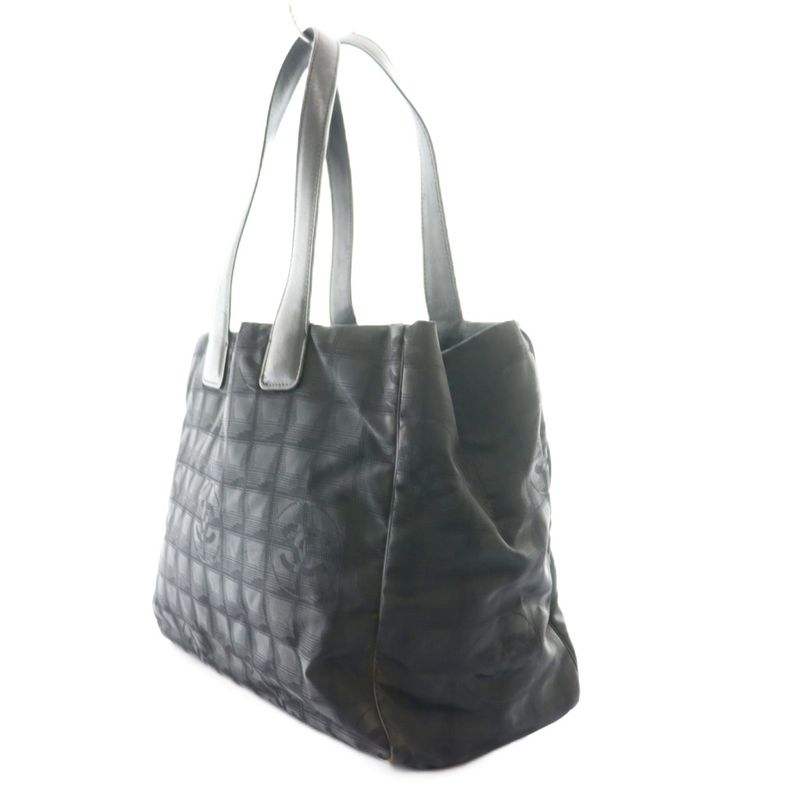 Chanel New Travel Line MM Tote Bag Black SS • OS