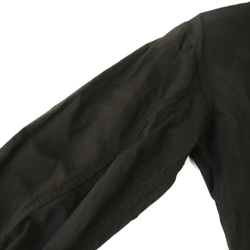 Versace Jeans Couture Medusa Button Lace-Up Design Shirt S Black Df • OS • Sh