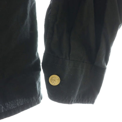 Versace Jeans Couture Medusa Button Lace-Up Design Shirt S Black Df • OS • Sh