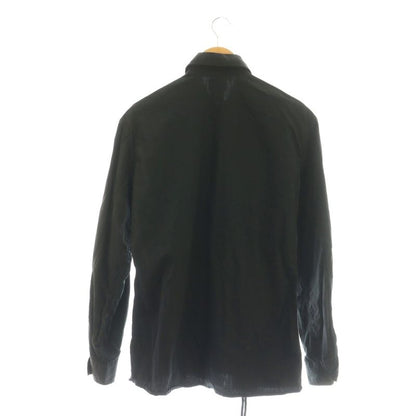 Versace Jeans Couture Medusa Button Lace-Up Design Shirt S Black Df • OS • Sh