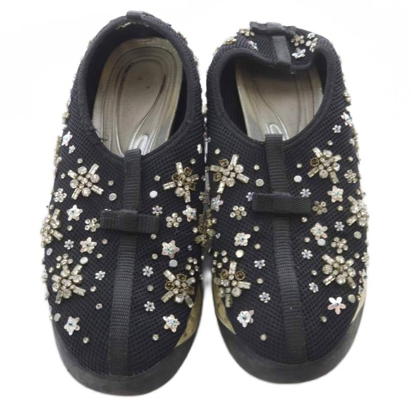 Christian Dior Bijou Sneakers 38.5 Black