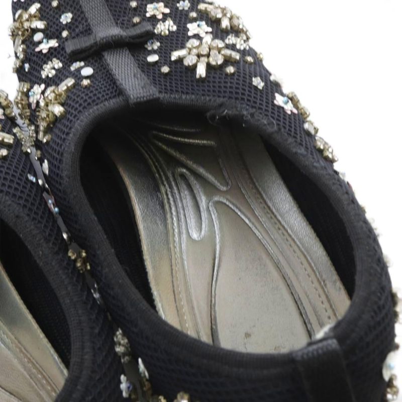 Christian Dior Bijou Sneakers 38.5 Black