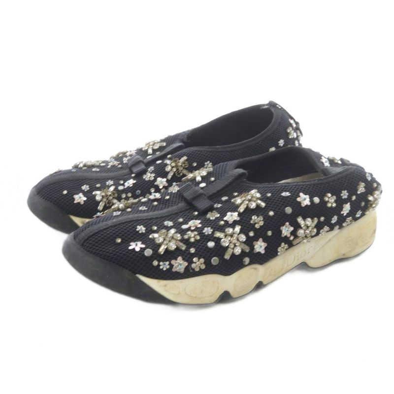 Christian Dior Bijou Sneakers 38.5 Black
