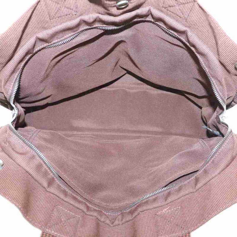 Hermes Her Line Tote MM Bag Canvas Brown Mi • OS • OH