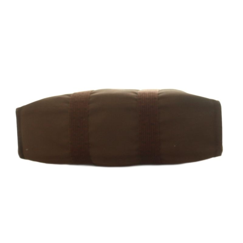 Hermes Her Line Tote MM Bag Canvas Brown Mi • OS • OH