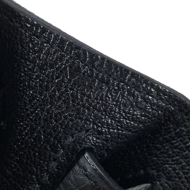 Hermes Similar to Handbag Kelly 28 Black Inner Stitching Gold Hardware