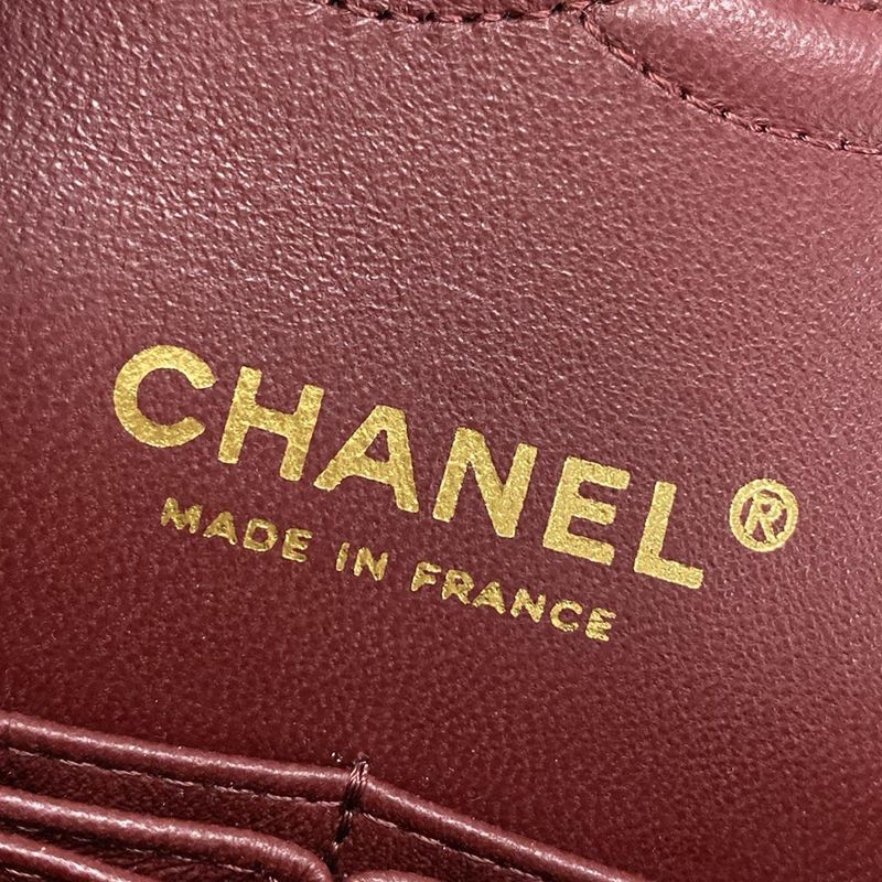 Chanel Shoulder Bag Double Flap Matelasse A01112 Red X Pink X Black Lambskin