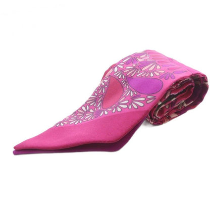 Hermes Twilly Millefleurs du Mexque Mexican Flower Scarf Pink Purple