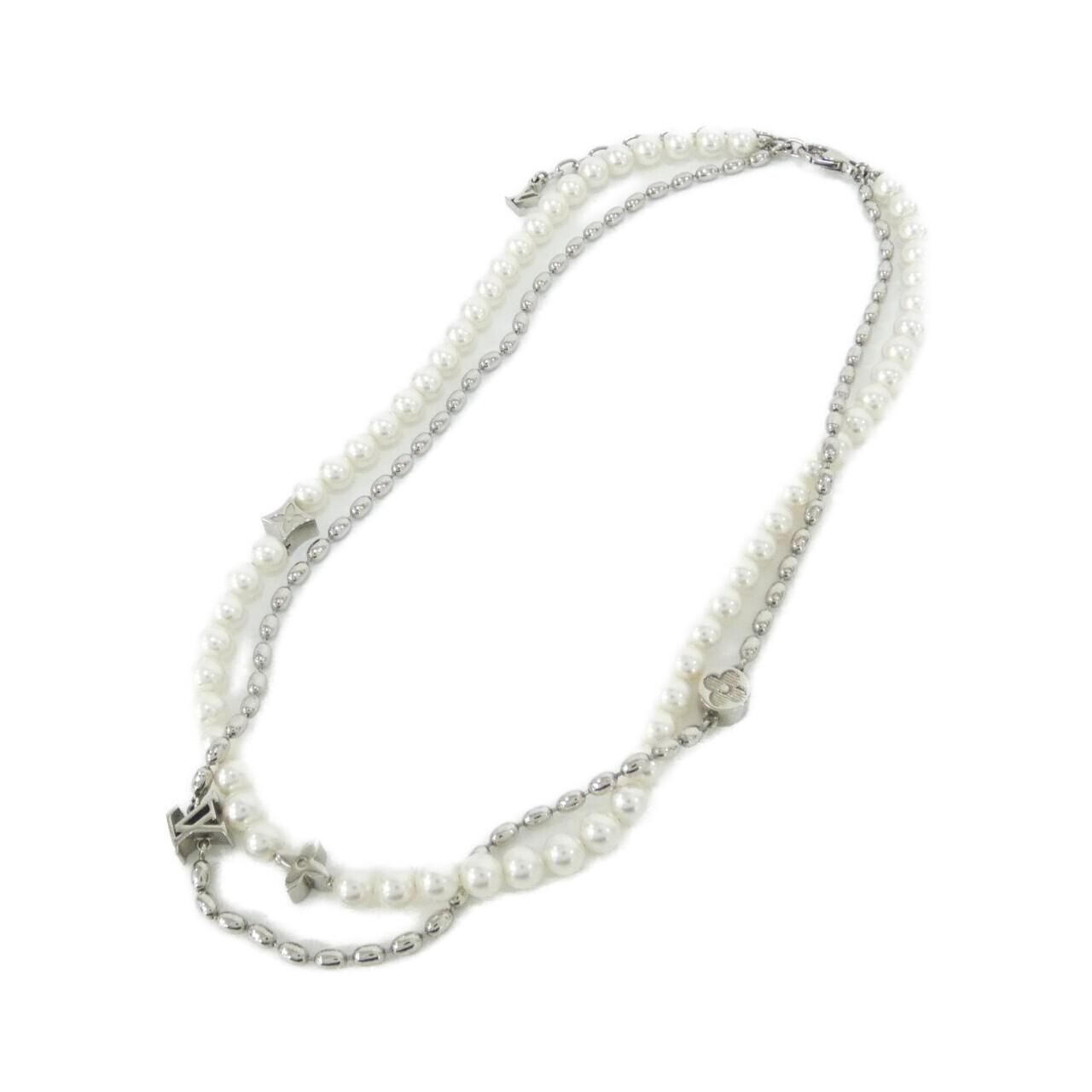 Louis Vuitton Necklace Pearl Fusion M01781 Necklace