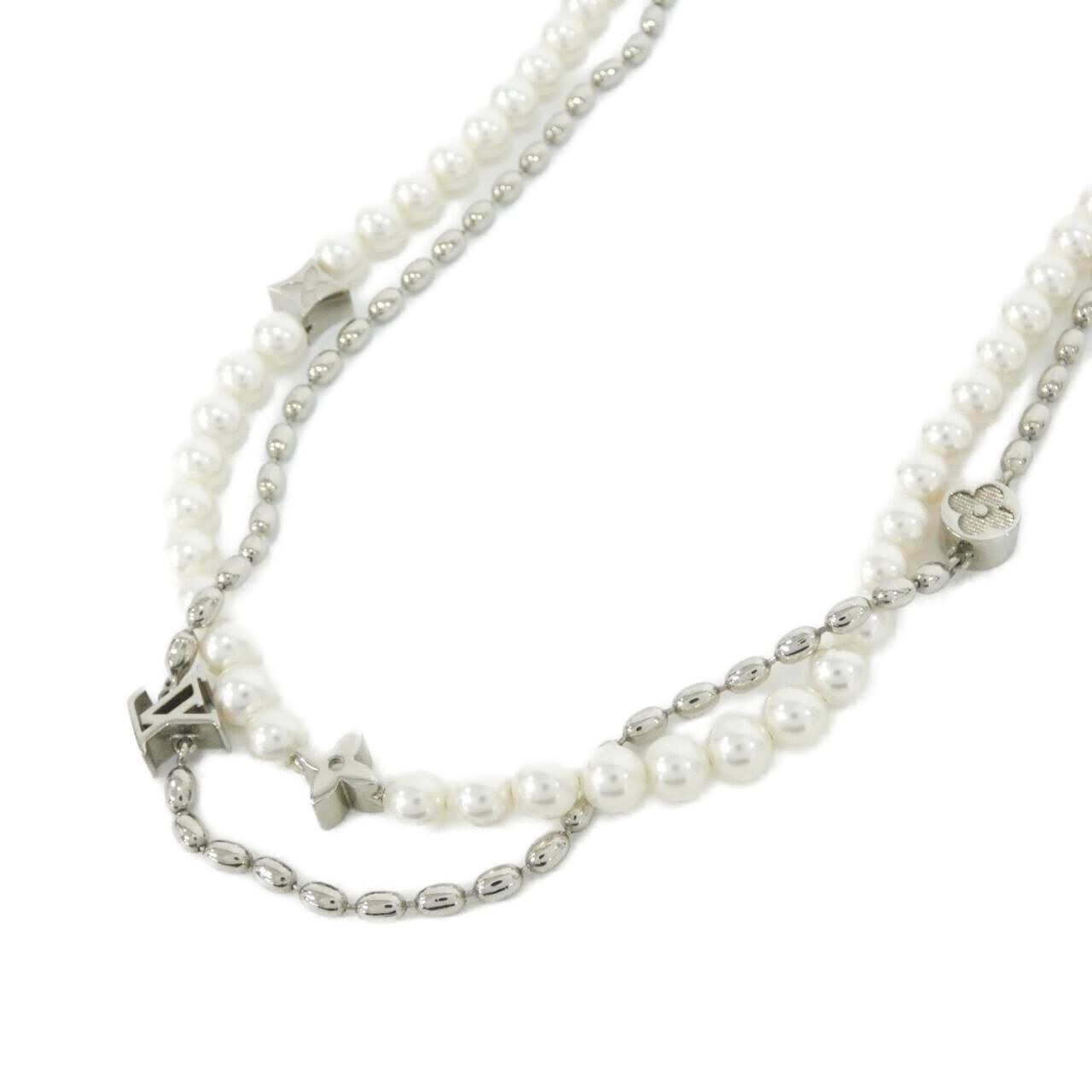 Louis Vuitton Necklace Pearl Fusion M01781 Necklace