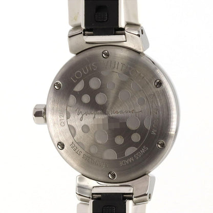 Louis Vuitton Tambour 10p Yayoi Kusama Limited Q12m7 SS Quartz