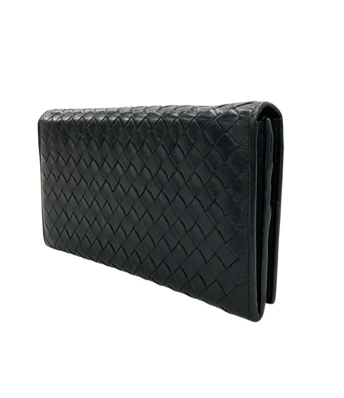 Bottega Veneta Bifold Long Wallet Intrecciato Women's Bottega Veneta