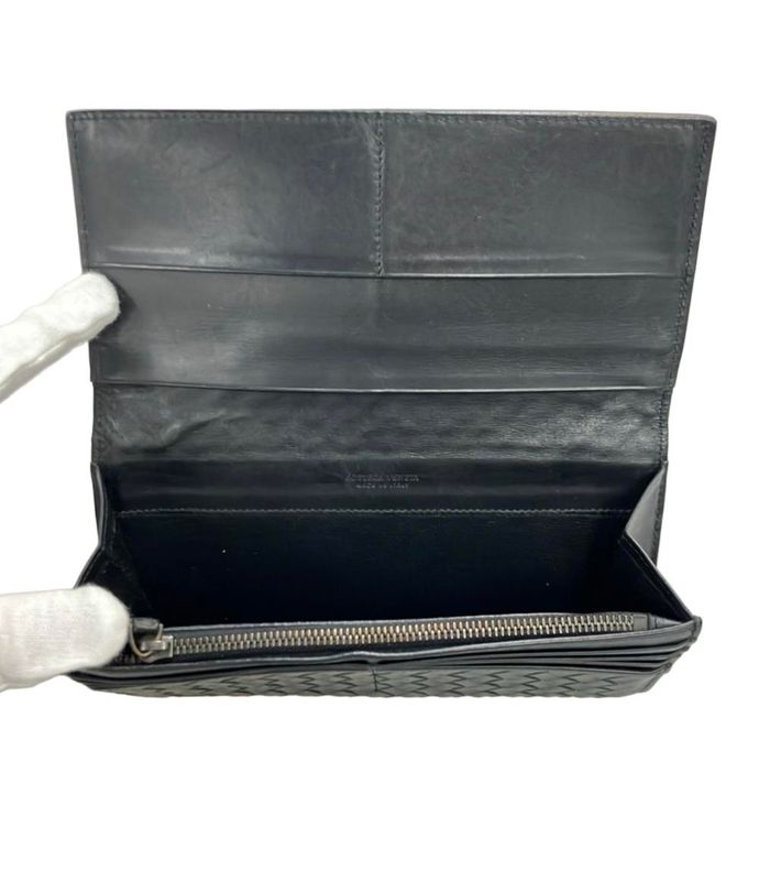 Bottega Veneta Bifold Long Wallet Intrecciato Women's Bottega Veneta