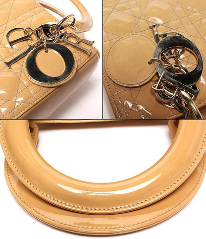 Christian Dior 2way Handbag Shoulder Bag Cannage Ladies Christian Dior