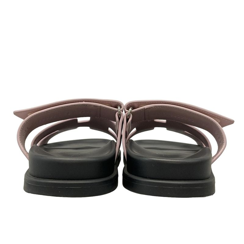 Hermes Sandals 36 Women's Chypre Rose Cancan Leather