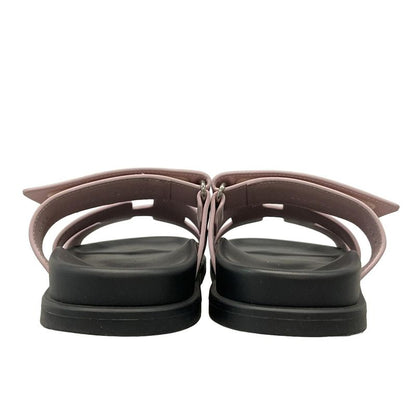 Hermes Sandals 36 Women's Chypre Rose Cancan Leather