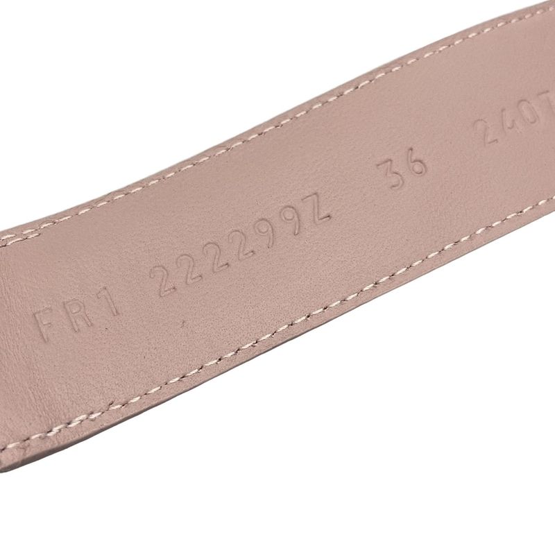 Hermes Sandals 36 Women's Chypre Rose Cancan Leather