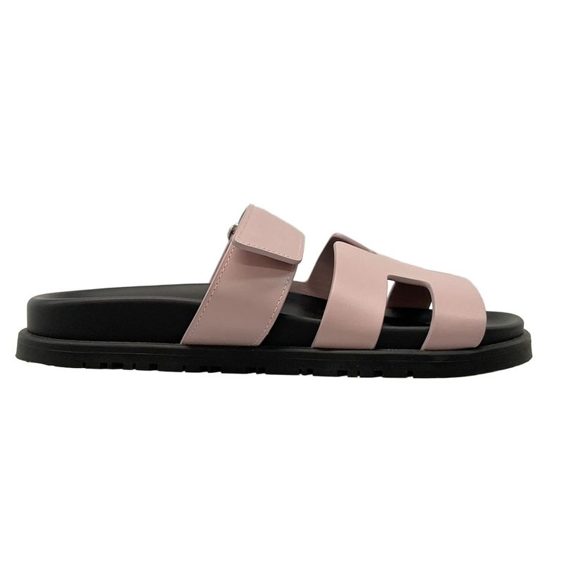 Hermes Sandals 36 Women's Chypre Rose Cancan Leather