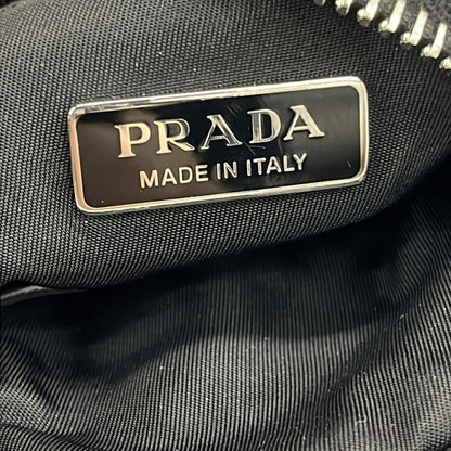 Prada Pouch - 1tt119 Black X Silver