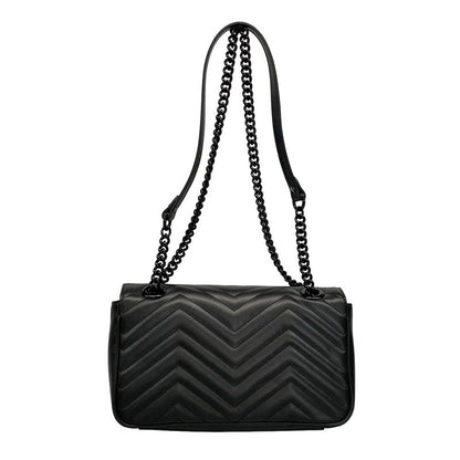Gucci Shoulder Bag Ggmarmont Medium Shoulder Bag 443497 Black Leather