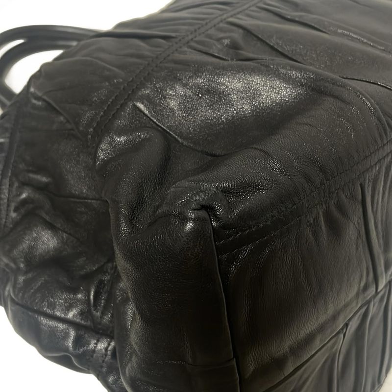 Prada Tote Bag - Bn1232 Black Leather