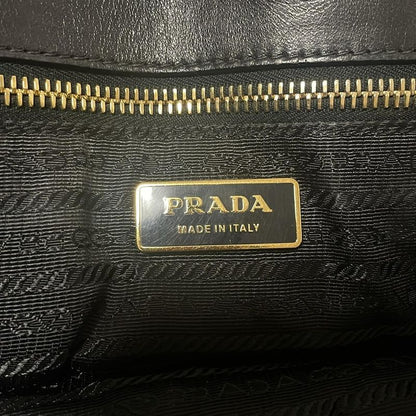 Prada Tote Bag - Bn1232 Black Leather