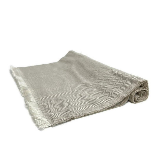 Bvlgari Shawl - Beige Cashmere Silk