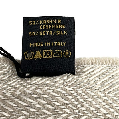 Bvlgari Shawl - Beige Cashmere Silk